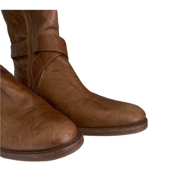 JESSICA SIMPSON Brown Knee High Riding Boots Size 9 NEW - Picture 10 of 12